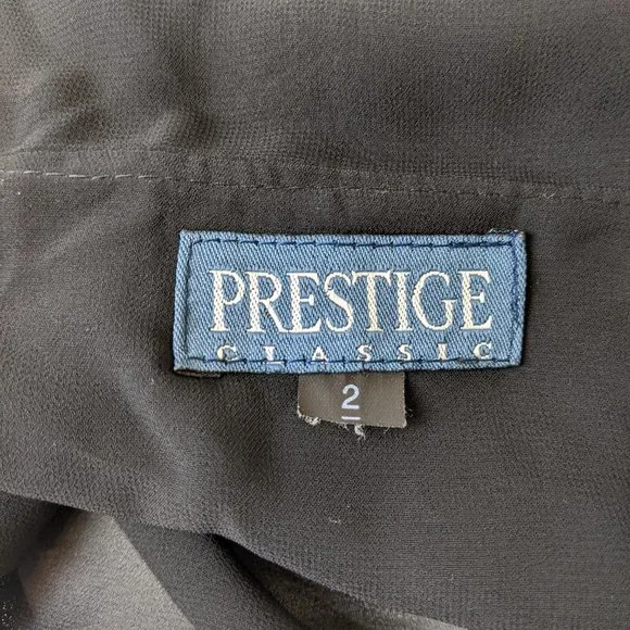 Black maxi chiffon dress Medium - Picture 4 of 16